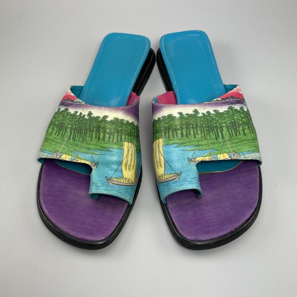 Icon Los Angeles Art Print Sandals - Picture 3 of 5